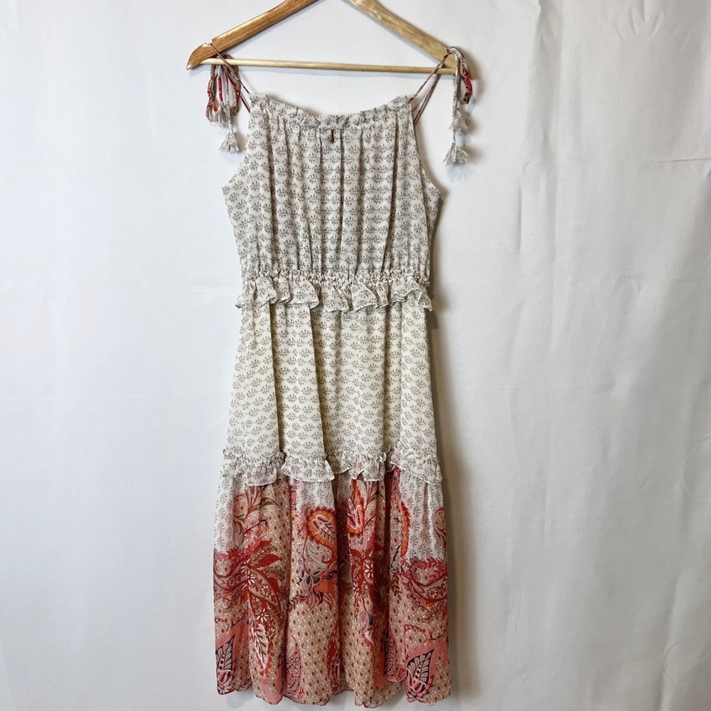 Misa Los Angeles dress floral chiffon medium dionica - Picture 5 of 5